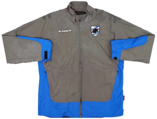 2007-09 Sampdoria Kappa Signed Track Jacket - 4/10 - (XL)