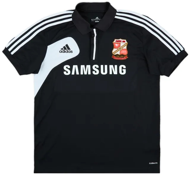 2011-12 Swindon Town adidas Polo Shirt - 10/10 - (L)