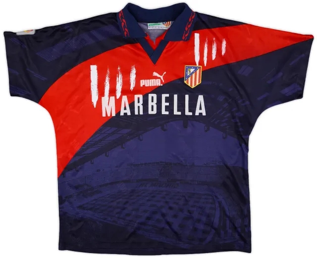 1994-95 Atletico Madrid Away Shirt - 8/10 - (M)