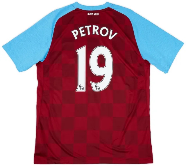 2011-12 Aston Villa Home Shirt Petrov #19 - 7/10 - (L)