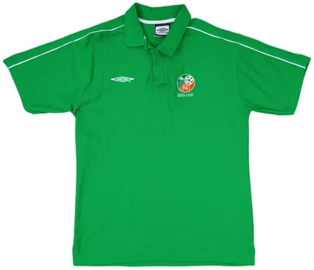 2000-01 Ireland Umbro Polo Shirt - 9/10 - (XL)