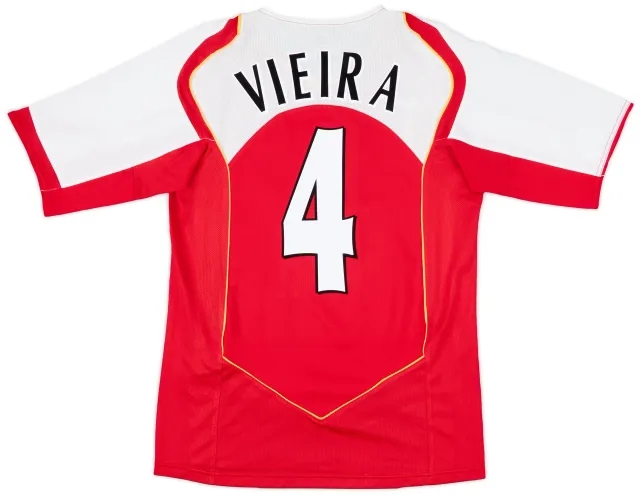 2004-05 Arsenal Home Shirt Vieira #4 - 10/10 - (S)