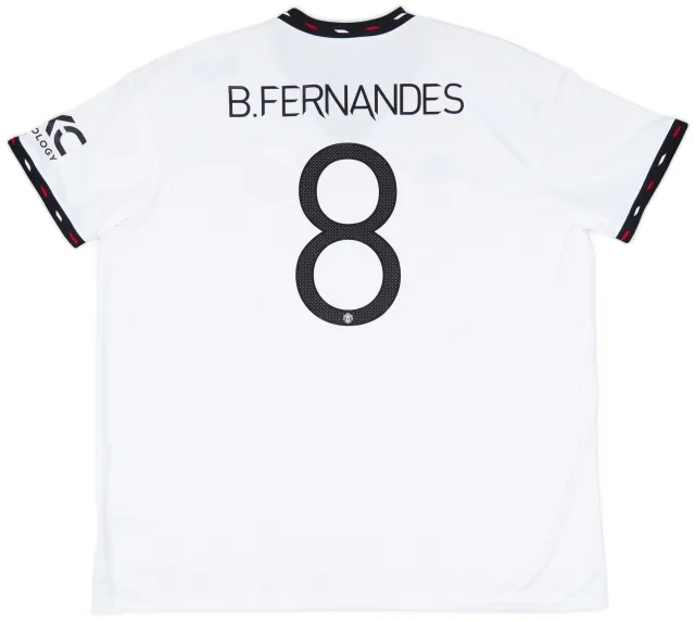2022-23 Manchester United Away Shirt B.Fernandes #8 - 8/10 - (3XL)