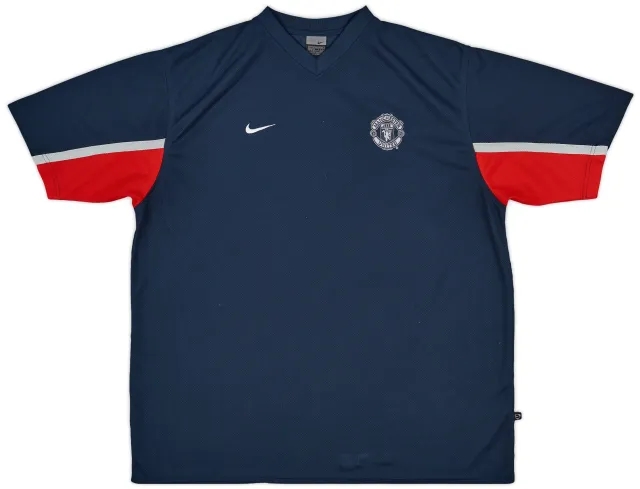 2002-03 Manchester United Nike Training Shirt - 10/10 - (XXL)