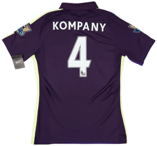 2014-15 Manchester City Player Issue Third Shirt Kompany #4 (L)