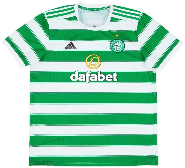 2021-22 Celtic Home Shirt - 8/10 - (XL)