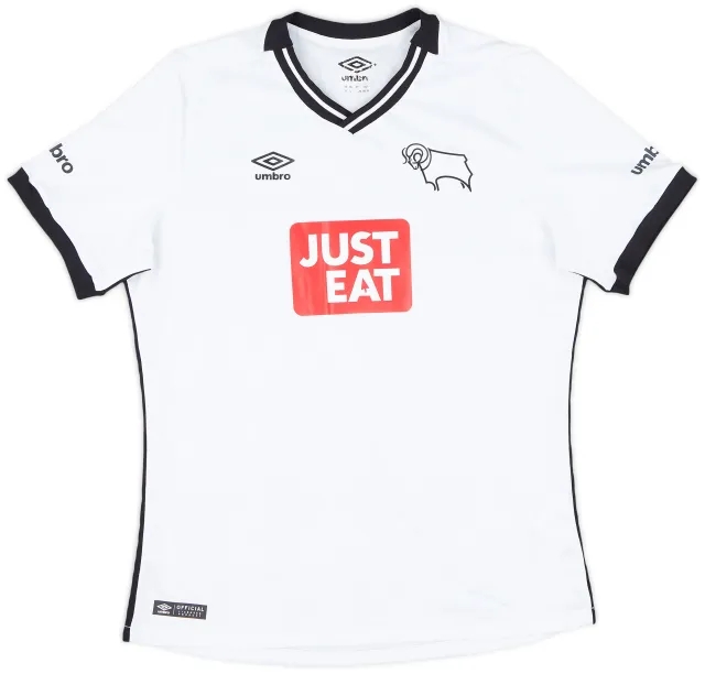 2015-16 Derby County Home Shirt - 8/10 - (L.Boys)