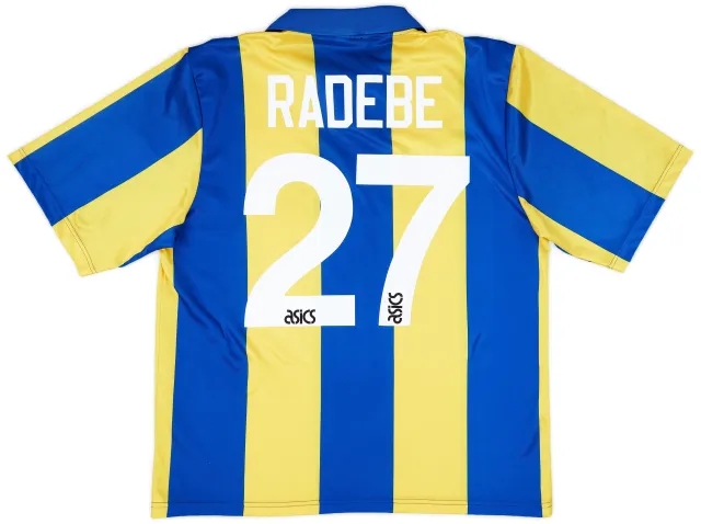 1993-95 Leeds United Away Shirt Radebe #27 - 8/10 - (L)