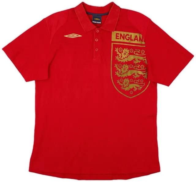 2005-07 England Umbro Polo Shirt - 8/10 - (L)