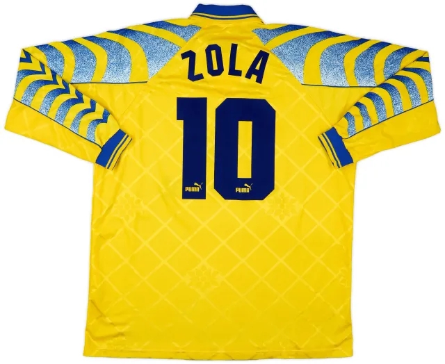 1995-96 Parma Third L/S Shirt Zola #10 - 10/10 - (XL)