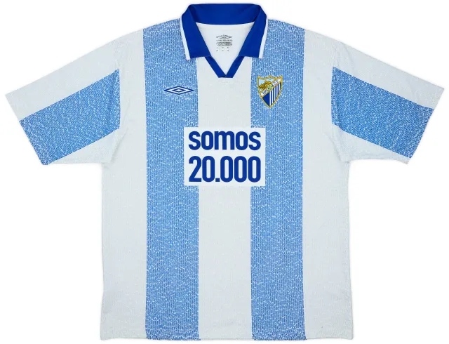 2004-05 Malaga 'Somos 20.000' Home Shirt - 9/10 - (XL)