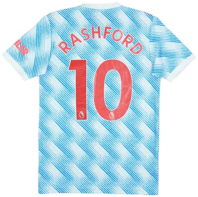 2021-22 Manchester United Away Shirt Rashford #10 - 7/10 - (XS)