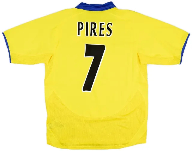 2003-05 Arsenal Away Shirt Pires #7 - 9/10 - (M)