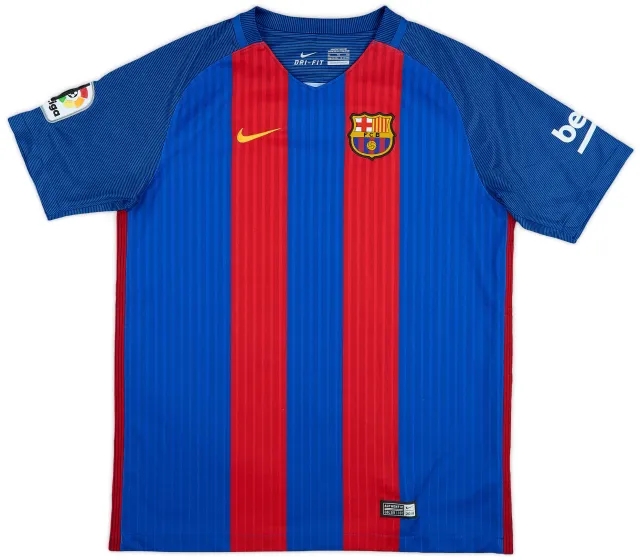 2016-17 Barcelona Home Shirt - 10/10 - (XL.Boys)