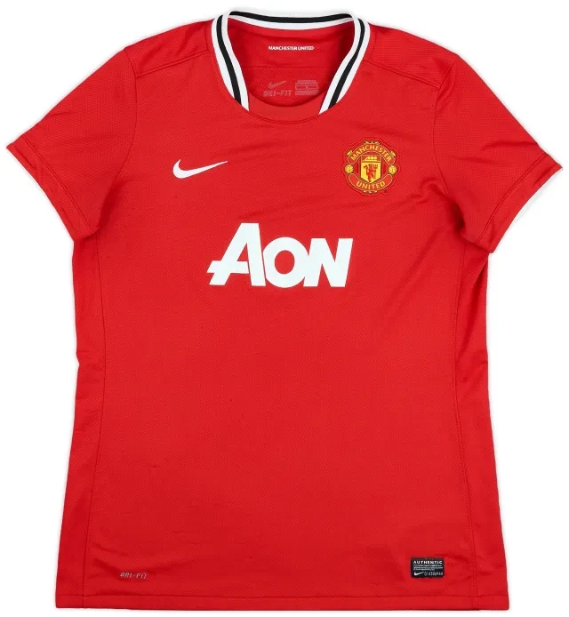 2011-12 Manchester United Home Shirt - 8/10 - (Women's L)