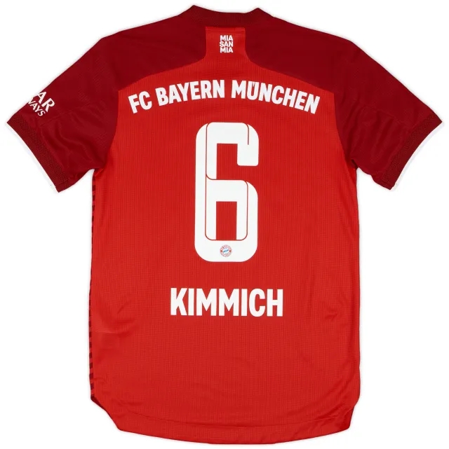 2021-22 Bayern Munich Authentic Home Shirt Kimmich #6 - 8/10 - (S)