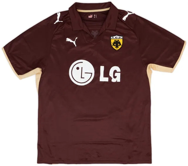 2008-09 AEK Athens Third Shirt - 5/10 - (L)