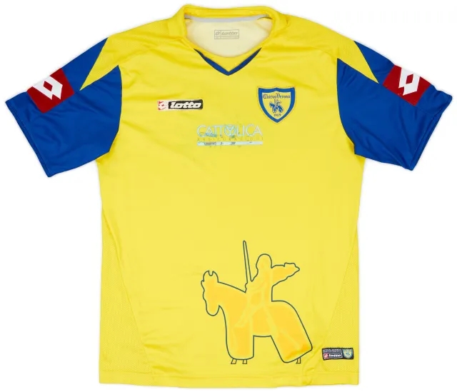 2007-08 Chievo Verona Home Shirt - 3/10 - (XL)