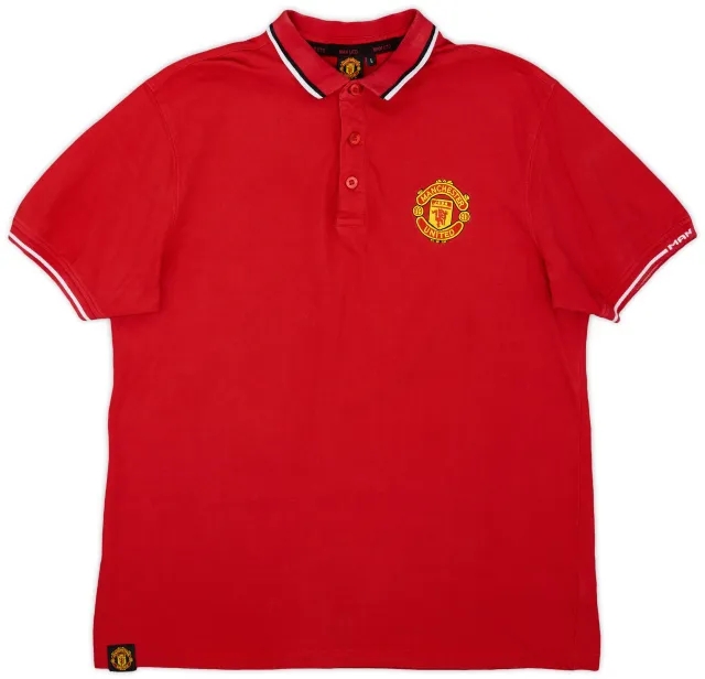 2010-11 Manchester United Polo Shirt - 8/10 - (L)
