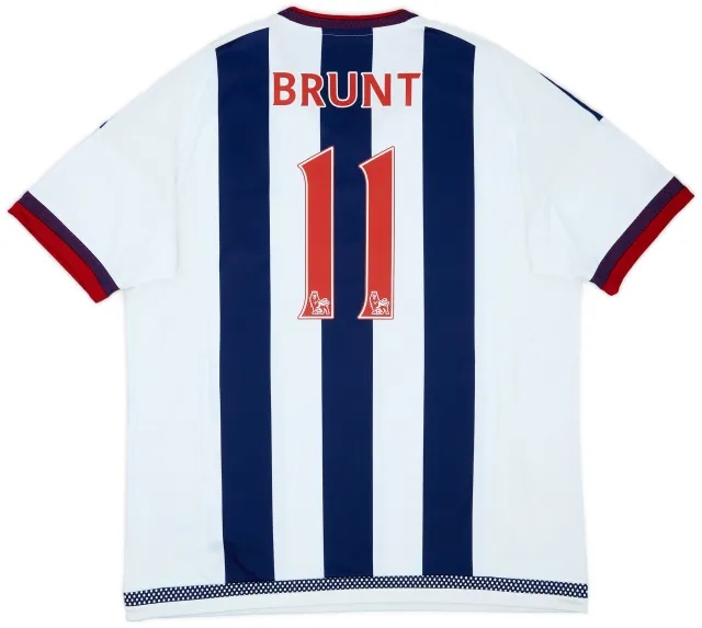 2015-16 West Brom Home Shirt Brunt #11 - 10/10 - (XL)