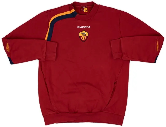 2004-05 Roma Diadora Sweat Top - 9/10 - (L)