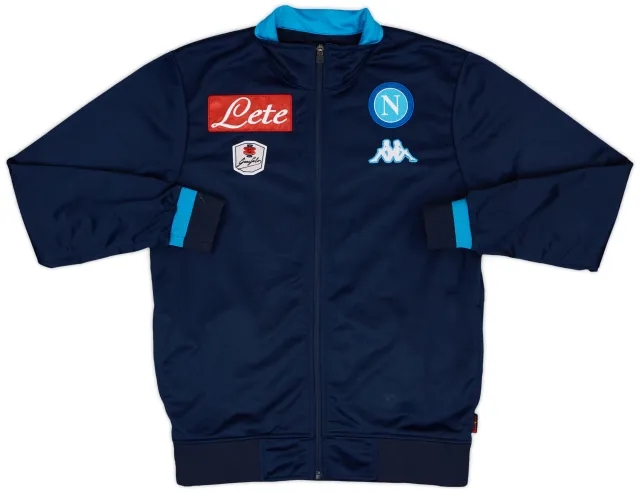 2015-16 Napoli Kappa Track Jacket - 8/10 - (M)