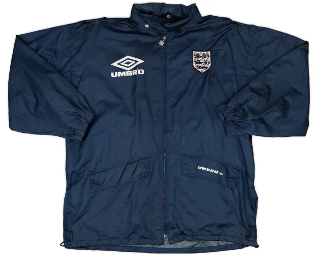 1996-98 England Umbro Track Jacket - 7/10 - (L)