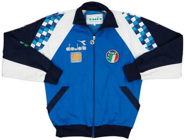 1990 Italy Diadora Track Jacket - 4/10 - (M)