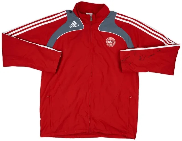 2007-08 Denmark adidas Track Jacket - 9/10 - (L)
