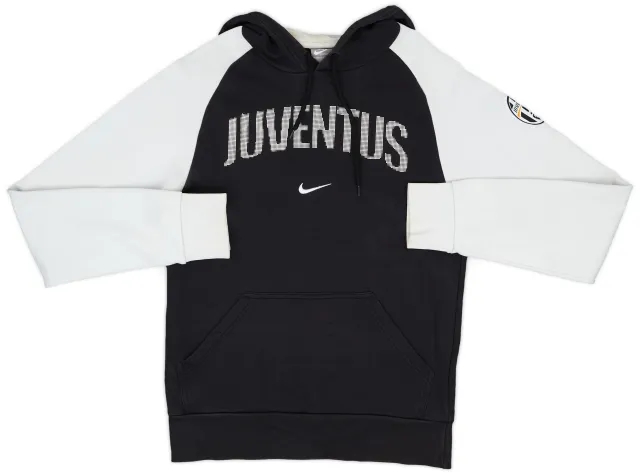2009-10 Juventus Nike Hooded Sweat Top - 8/10 - (S)