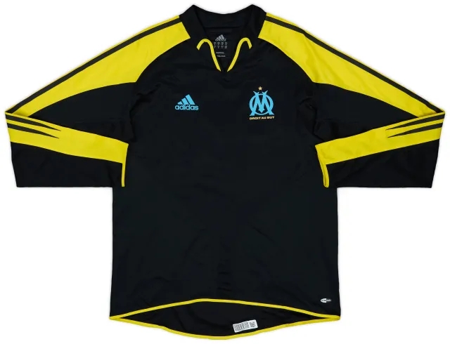 2004-05 Olympique Marseille Player Issue Third L/S Shirt - 9/10 - (M)