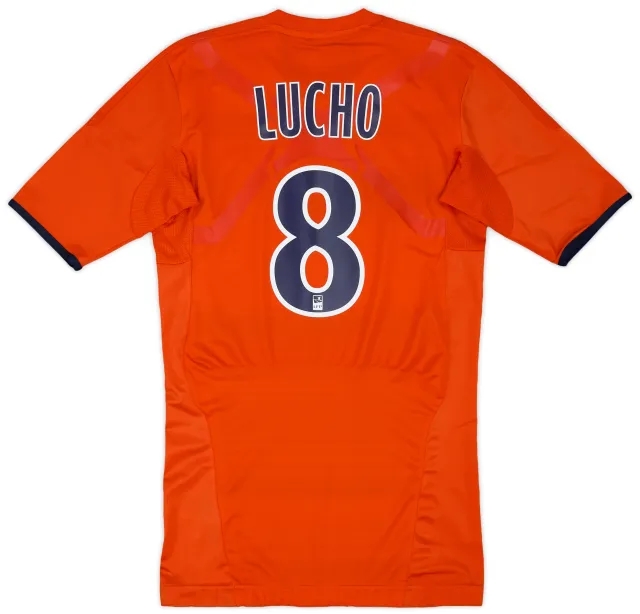 2011-12 Olympique Marseille Player Issue TechFit Third Shirt Lucho #8 - 10/10 - (L)