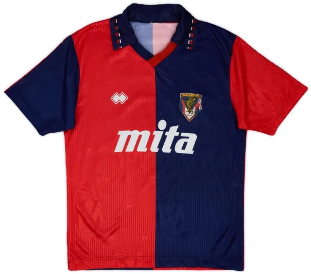 1991-92 Genoa Home Shirt - 7/10 - (M)
