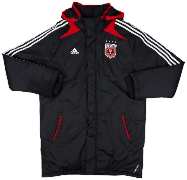 2008-09 DC United adidas Padded Bench Coat - 8/10 - (M)