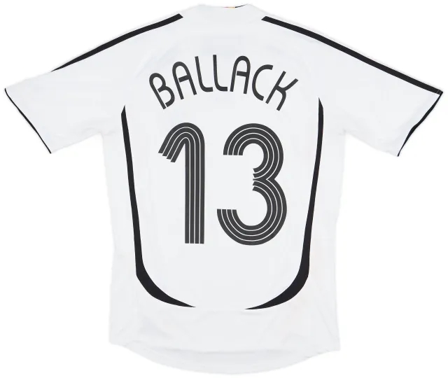 2005-07 Germany Home Shirt Ballack #13 - 6/10 - (S)