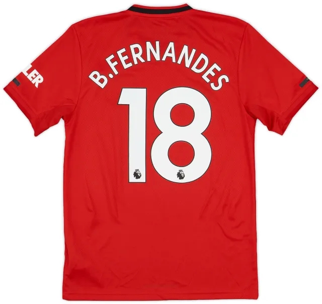 2019-20 Manchester United Home Shirt B.Fernandes #18 - 10/10 - (S)