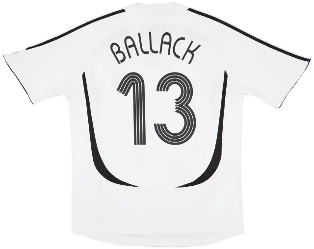 2005-07 Germany Home Shirt Ballack #13 - 6/10 - (XL)