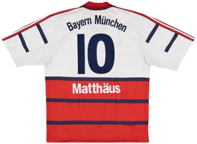 1998-00 Bayern Munich Away Shirt Matthaus #10 - 6/10 - (M)