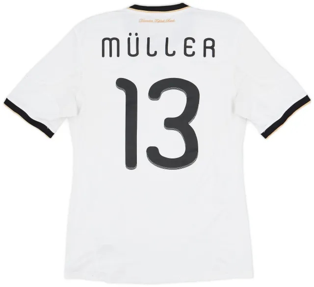 2010-11 Germany Home Shirt Muller #13 - 6/10 - (M)