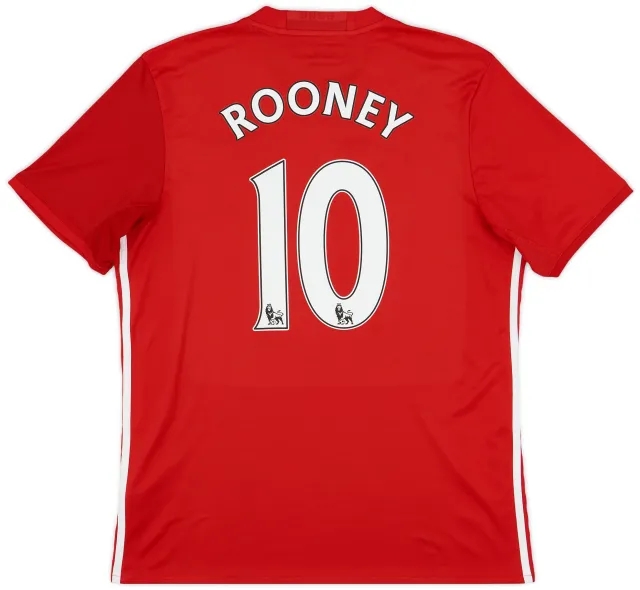 2016-17 Manchester United Home Shirt Rooney #10 - 5/10 - (L)