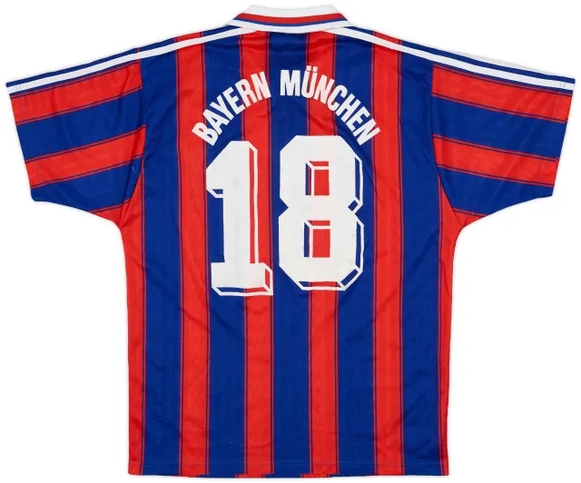 1995-97 Bayern Munich Home Shirt #18 - 7/10 - (M)