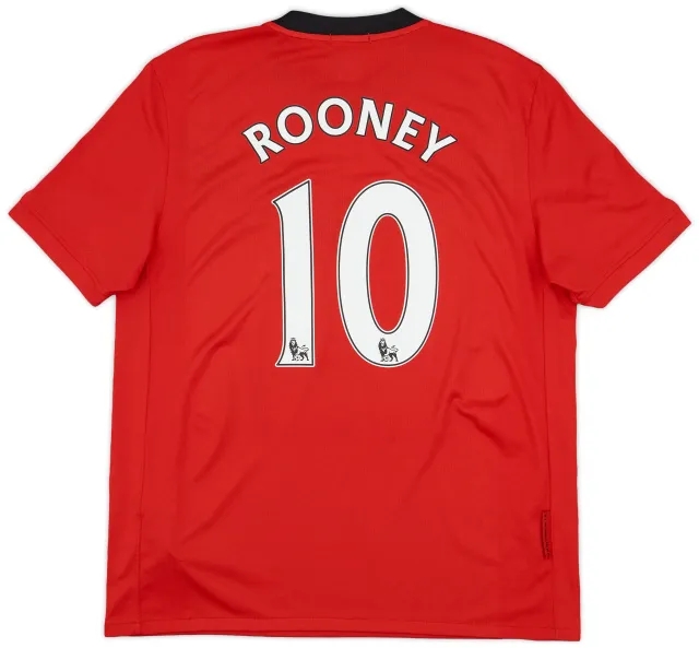 2009-10 Manchester United Home Shirt Rooney #10 - 7/10 - (L)