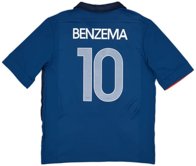 2011-12 France Home Shirt Benzema #10 - 5/10 - (L)
