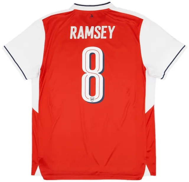 2016-17 Arsenal Home Shirt Ramsey #8 - 7/10 - (XL)