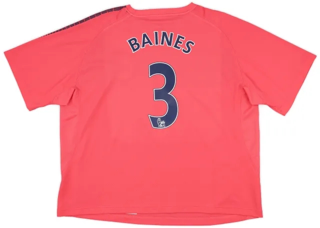 2010-11 Everton Away Shirt Baines #3 - 10/10 - (3XL)