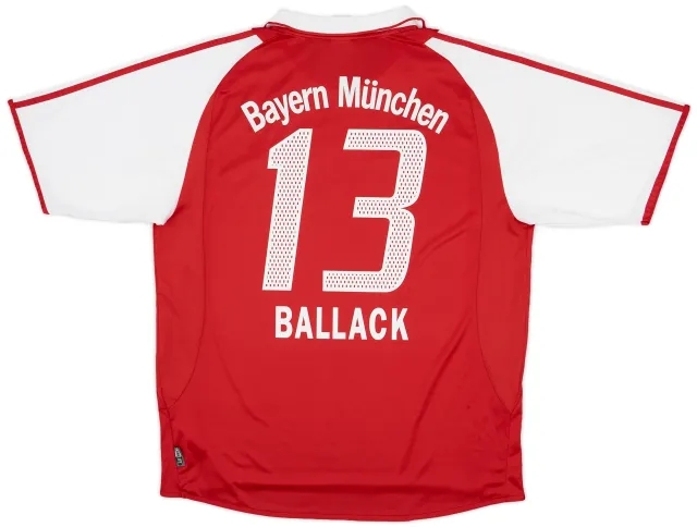 2004-05 Bayern Munich Home Shirt Ballack #13 - 9/10 - (L)