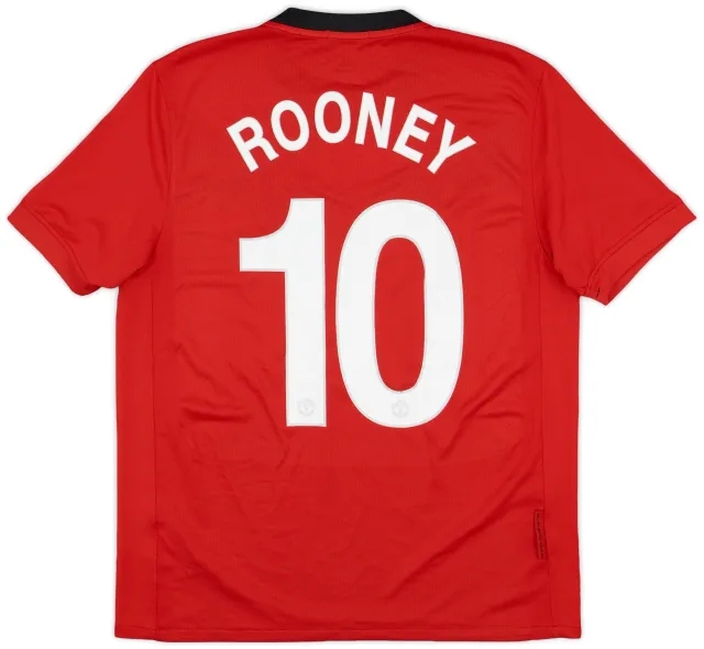 2009-10 Manchester United Home Shirt Rooney #10 - 6/10 - (M)