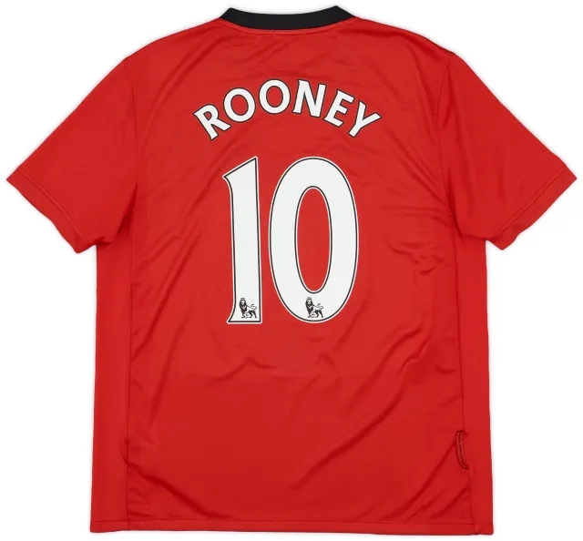 2009-10 Manchester United Home Shirt Rooney #10 - 7/10 - (L)