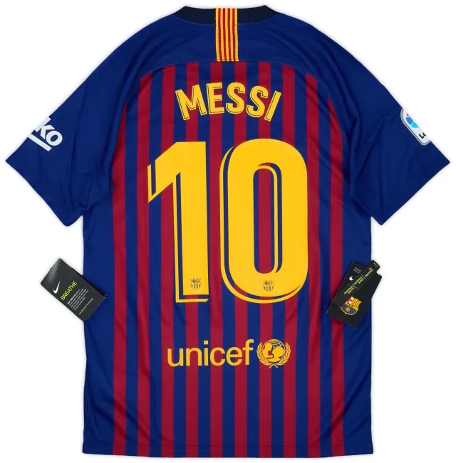 2018-19 Barcelona Home Shirt Messi #10 (S)