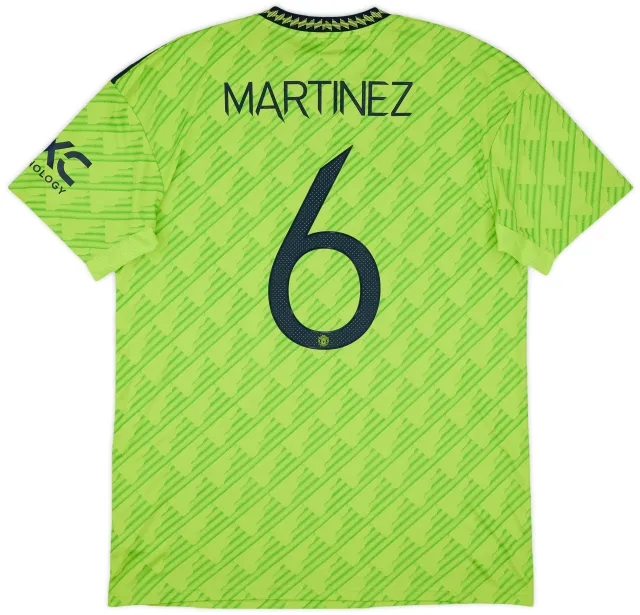 2022-23 Manchester United Third Shirt Martinez #6 (L)